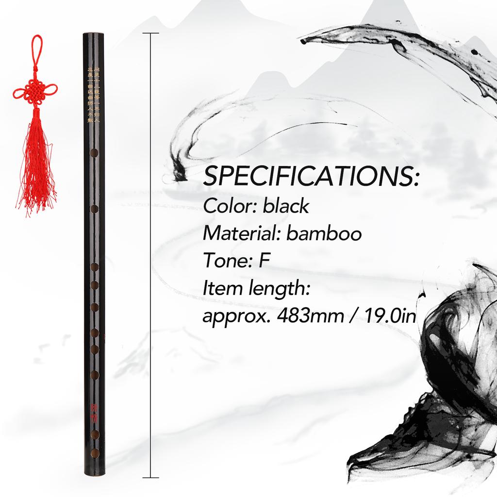 Bamboo Flute Woodwind Musical Instrument Beginner Learner Student Practice Training Traditional Handmade Professional