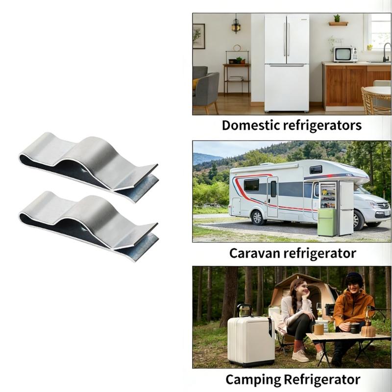 2pcs Sensor Retention Clips 633734 for Refrigerators Offering Firm Hold & Hassle Free Setup for Precise Monitoring