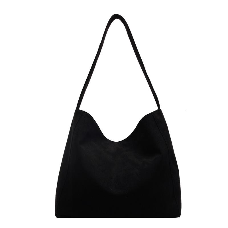 

Textured large-capacity commuter tote bag, simple and versatile shoulder bag, class travel fashion and high-end bag чёрный