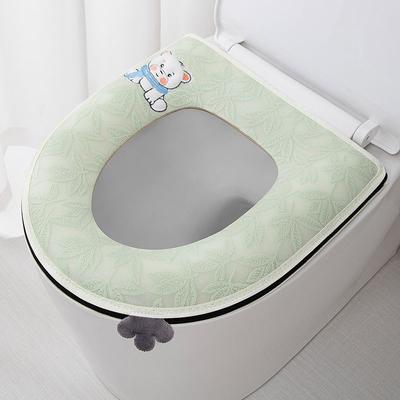 Regular Toilet Seat Cushion New Zipper Style Waterproof All Season Universal Toilet Seat Cushion Washable Thin Version