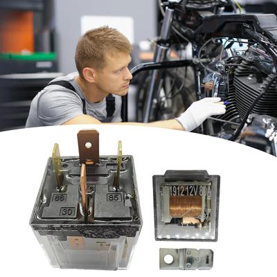 Motorrad Autohorn Relais JD1912 Hohe Zuverlässigkeit Kompakte Designs Motorradhorn Relais Upgrades für einfache Installation