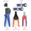 IWISS Solar Panel Precision Crimping Pliers with New Ratchet Compatible with MC4 Precision Tool Set Mechanism, 2.5/4/6mm², KIT-2546S