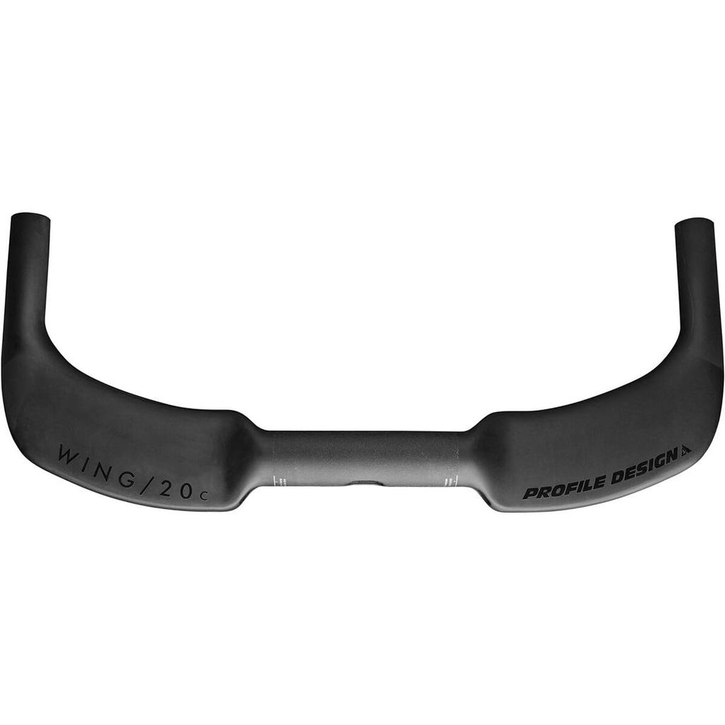 PROFILE DESIGN Carbon Bullhorn Handlebars 380mm Wing/20c (31.8) (RHW20C381)
