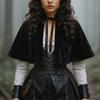 Women Shawl Women Velvet Cape Wraps Costume Gothic Cloak For Party