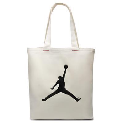 Canvas Cotton Tote Bag Shopping Bag Canvas Bag Shoulder Bag Handbag Unisex White Jordan DJ5715-120
