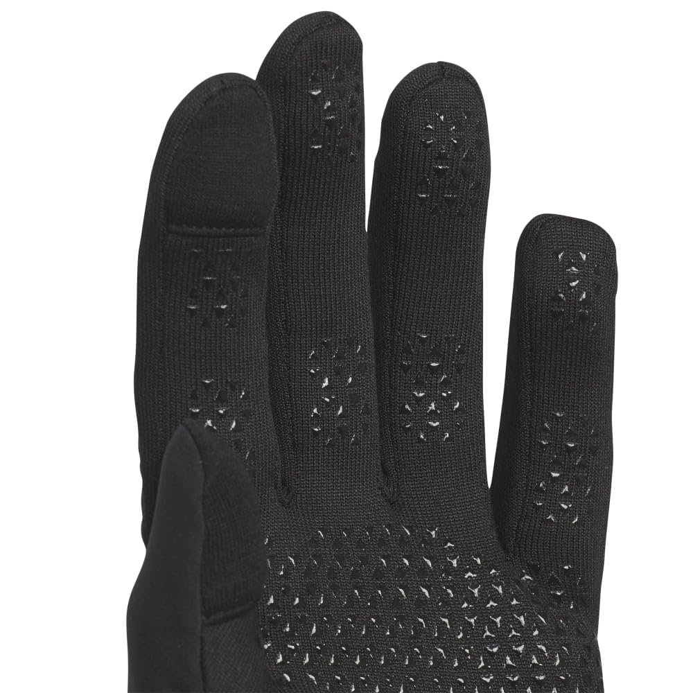 Adidas Basic Fit Gloves, Unisex Adult, NQ395, Black (JZ1725), Size M