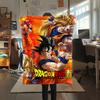 Coperta in Flanella con Stampa Personaggi Dragon Ball, Alta qualità Confortevole per Tutte le Stagioni, Arredamento per la Casa, Calore e Comfort, Perfetta per Regali di Natale