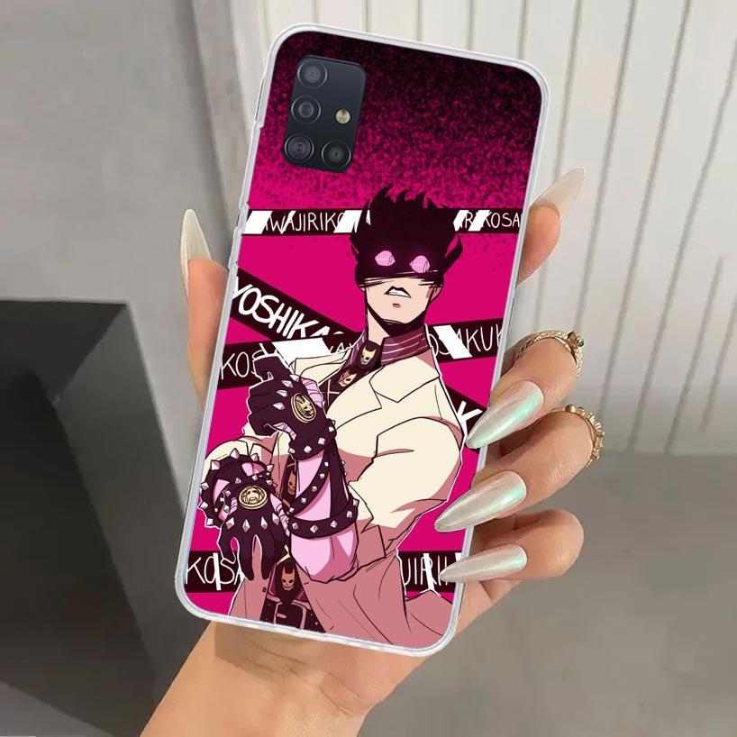 JoJo Bizarre Adventure Phone Case for Samsung Galaxy A52 A32 A22 A12 A02S A50S A30S A10S Note 20 Ultra 10 Plus S10 A31 A20 A71 A
