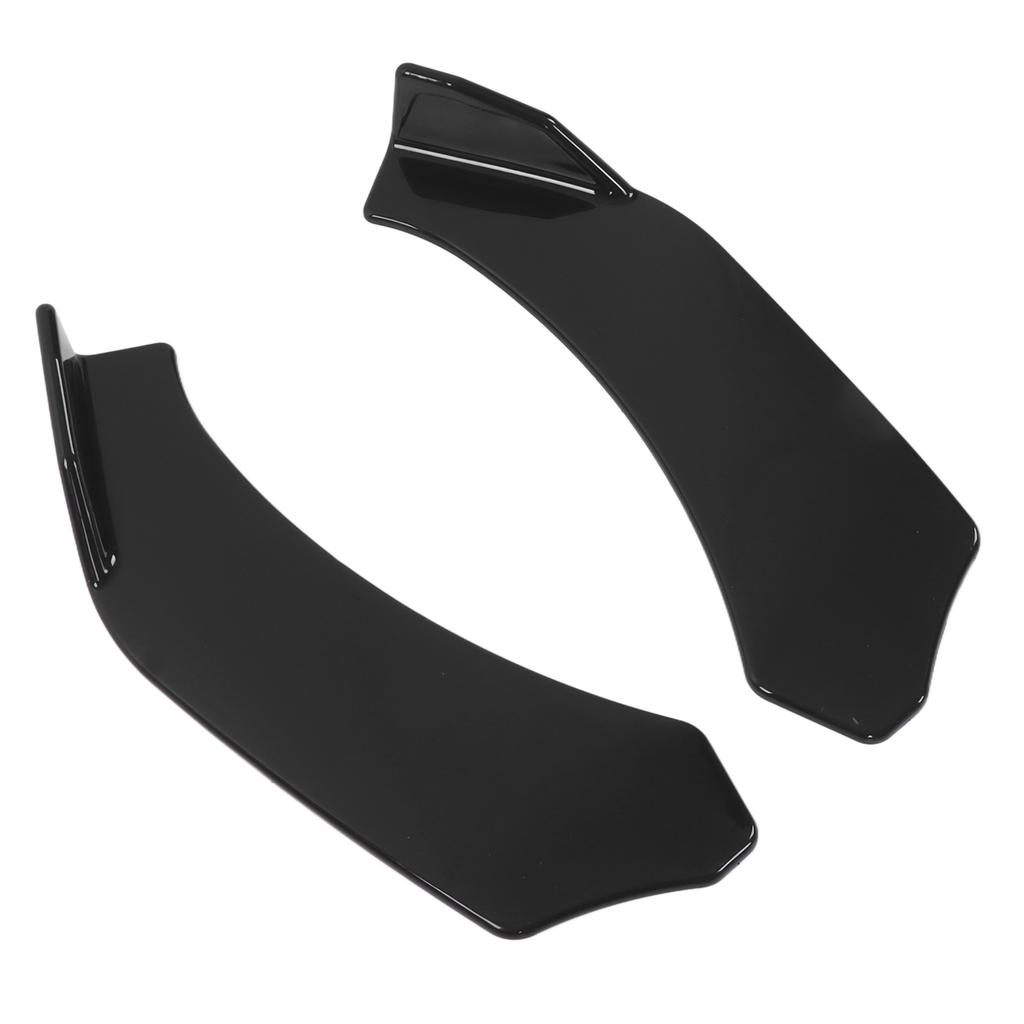 Front Bumper Lip Spoiler 4 Parts Form   Modification Aggressive Decoration