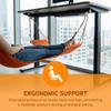 Portable Foot Hammock Adjustable Travel Foot Rest Easy-install Office Foot Support  Office Work