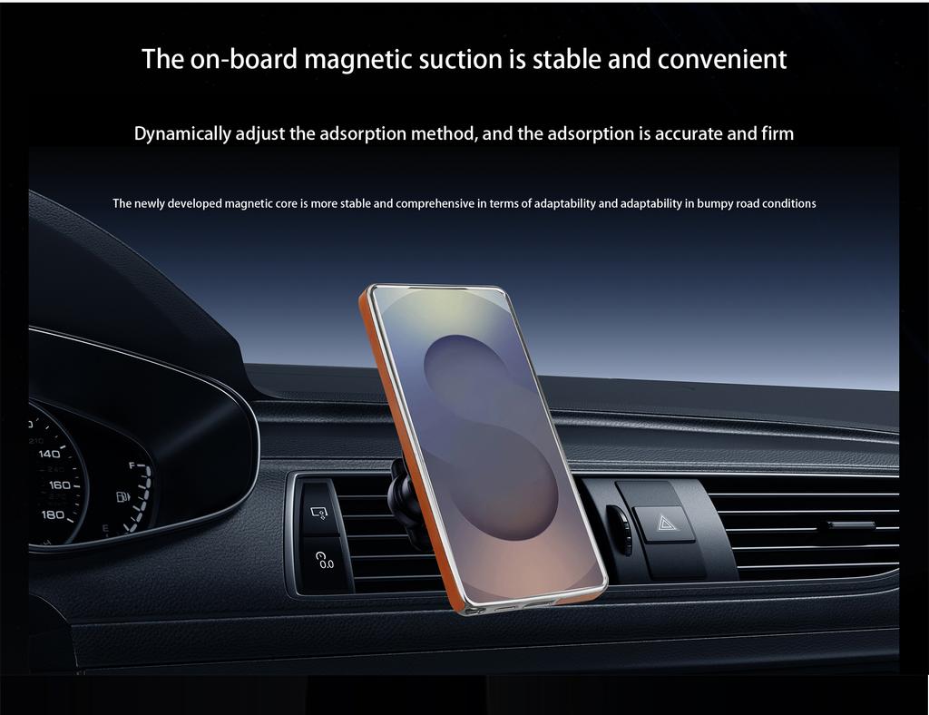 360 Rotating Bracket Luxury Business Magnetic Phone Case for Samsung S26 Ultra S25 S24 Plus S23 Kickstand Comfortable Grip Cover