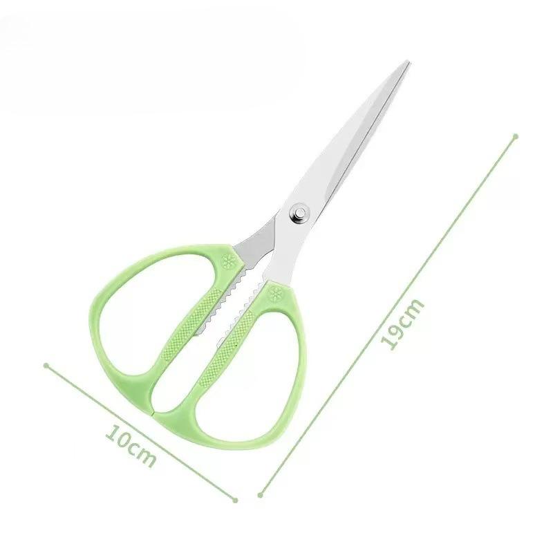 Plastic Handle K82 Scissors Multi-functional Kitchen Stainless Steel Chicken Bone Cutter Kitchen Household Strong Cutter