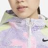 Nike X Serena Williams Logo Print Color Block Hooded Jacket Women Jackets Fluorescent-Yellow DV8073-702