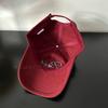 American Encore Red  White  Wide Brim  Face Small Baseball Hat for Women  Big Head  Baseball Cap Cotton
