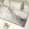 Diatom Mud Bath Absorbent Mat Household Simple Toilet Toilet Door Cushion Absorbent Non-slip Quick Drying Mat