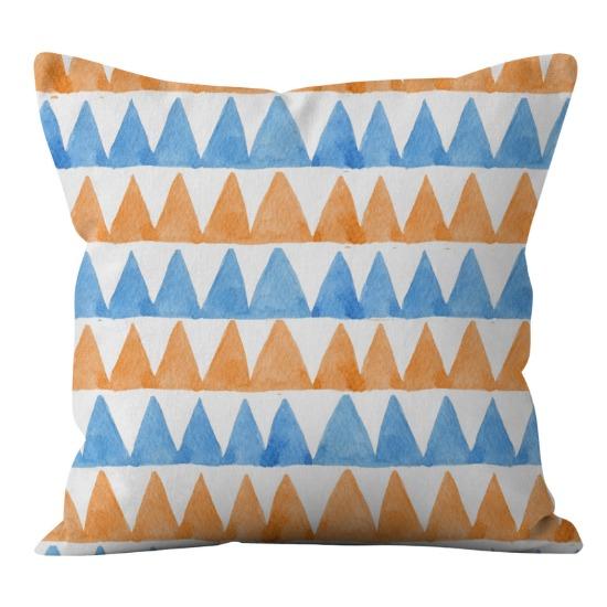 Japanese Retro Watercolor Texture Printed Pillow Case Home Sofa Pillow Cushion Cover Core-Free Premium Durable