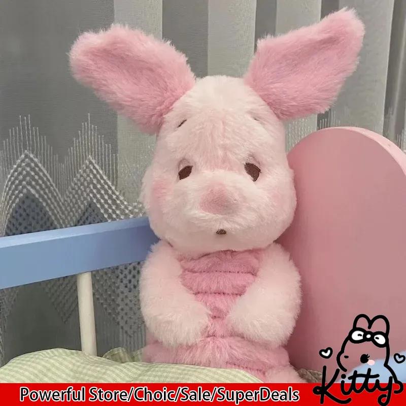 Cartoon Sleepyhead Piglet Plush Toy Soft Cute Pink Sleeping Companion Soothing Doll Pillow Room Decoration Kids Festival Gifts