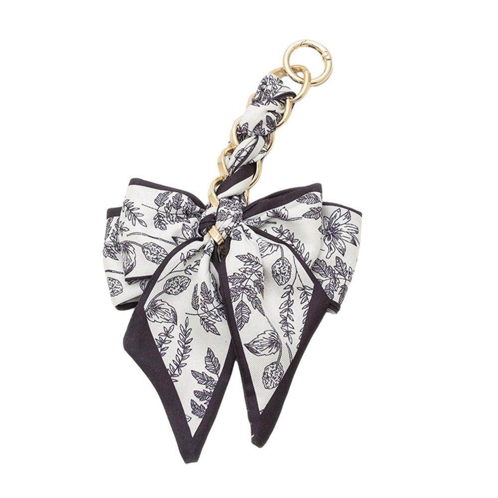 Fashion Weave Bag Chain Soft Creative Bowknot Pendant DIY Charm Bag Accessories