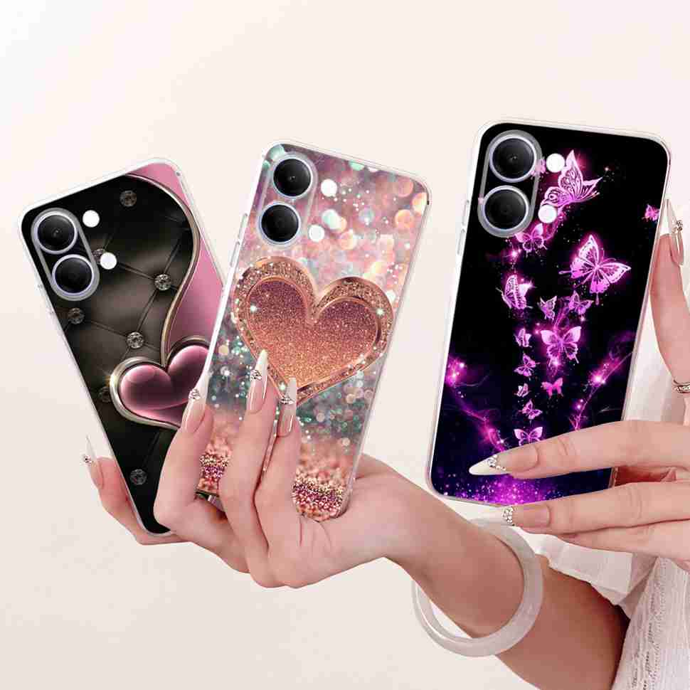 For vivo Y05 4G 6.74" Case Simple Cute Cartoon Cat Rabbit Silicone TPU Back Cover For Vivo y05 VIVO Y 05 4G Phone Cases Bumper