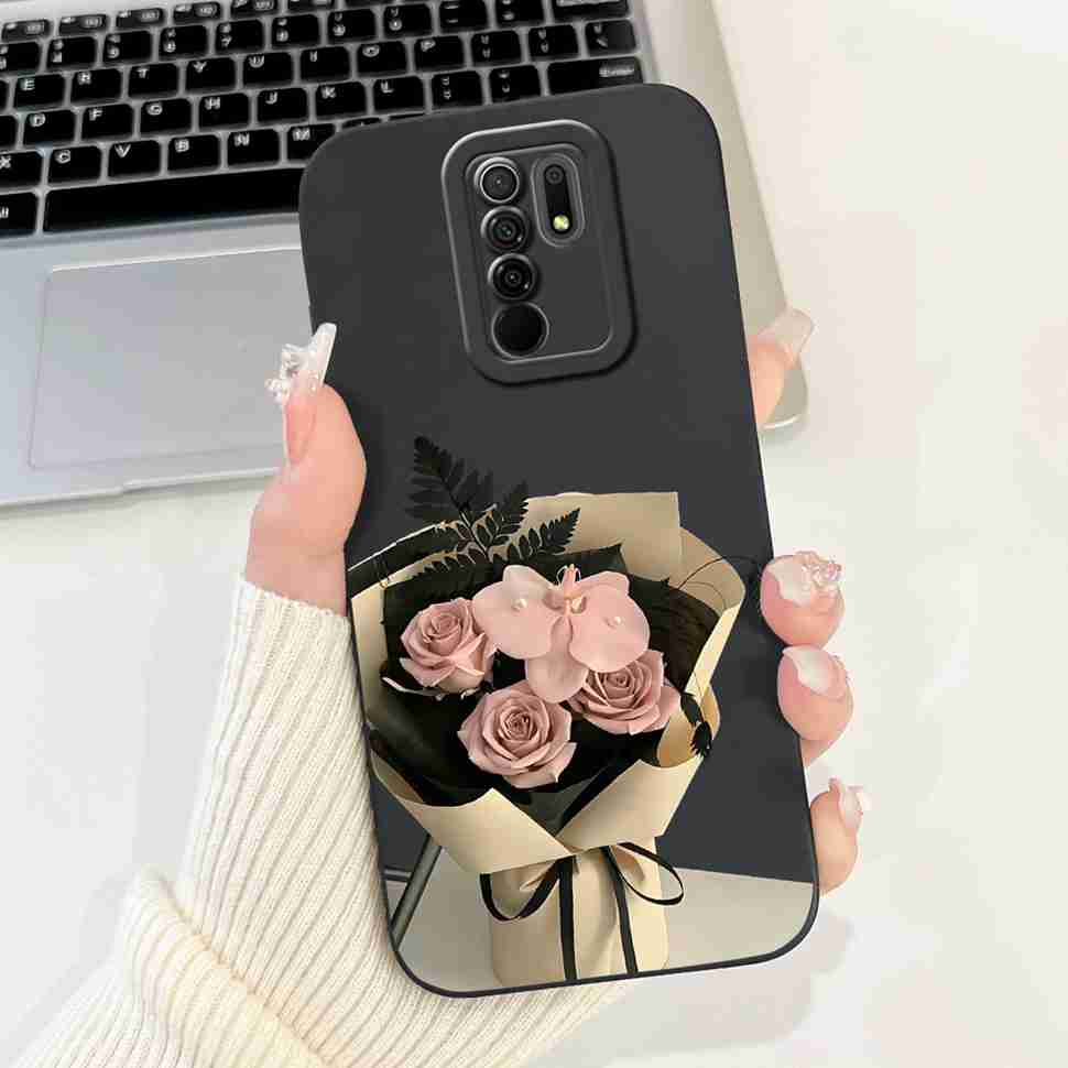 For Xiaomi Redmi 9 Case Cute Cartoon Rabbit Cat Soft Silicone Cover For Redmi 9 M2004J19AG M2004J19G Bumper Phone Case Funda