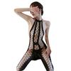Women's Underwear, Transparent One-piece Mesh Jacket, Open Crotch Mesh Socks