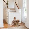 Retractable Baby Gate, 870 mm Tall, Extends up to 2800 mm Wide, Retractable Gate for Kids or Pets, Mesh Material, Easy to Install for Indoor Stairs,
