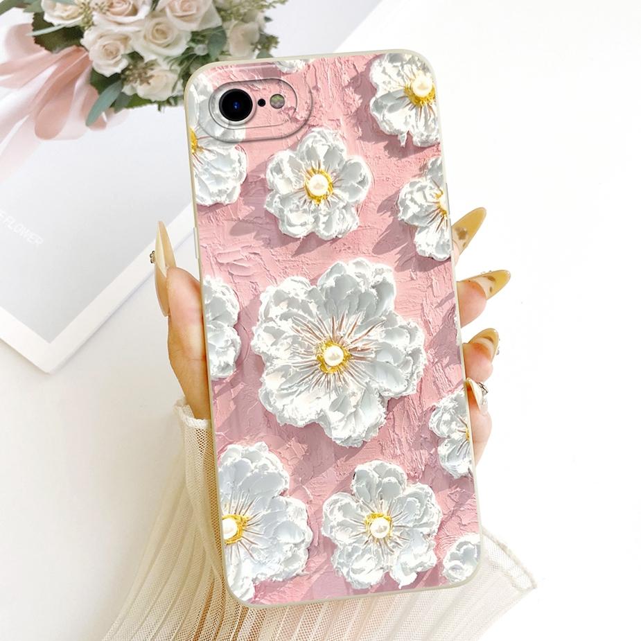 

For Apple iPhone SE 2020 Case iPhoneSE 2022 Cute Cartoon New Candy Painted Cover Soft Silicone Case For iPhone SE 2022 2020 Bags iPhone SE 2020