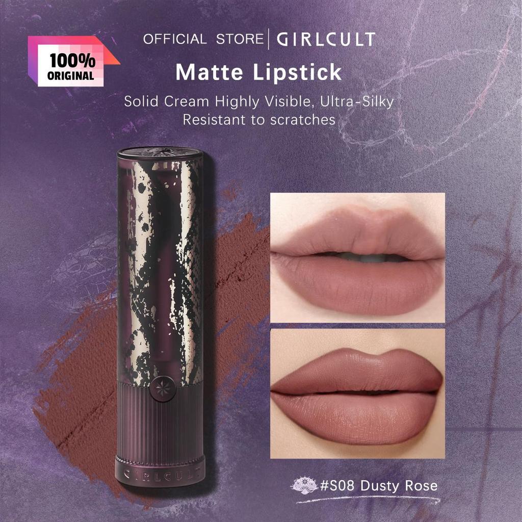 girlcult Matte Lipstick 3.5g/0.12oz (6 Color Options)