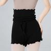 Mädchen Frauen Ballett Tanz Boxershorts Locker Gestrickt Taillenschutz Shorts Tanztraining Jogging Shorts Hohe Taille Kurz