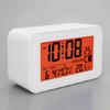 Elegant LCD Alarm Clock with Bright Backlights Multiple Alarms Calendar and Temperature Display for Bedsides Table