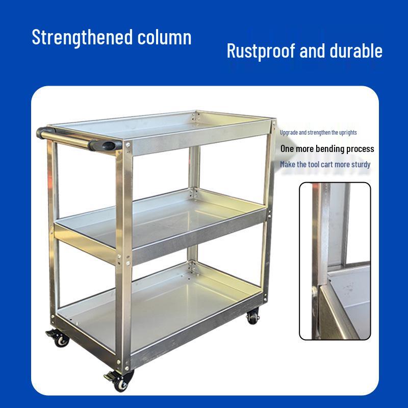Stainless Steel Food Delivery & Storage Trolley for Restaurants and Hotels