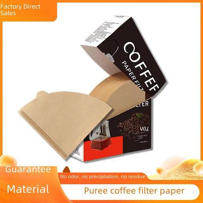 Original Wood Pulp V60 Coffee Filter Paper for 1-4 Cups - Hand-Brewed Drip Cone Filter