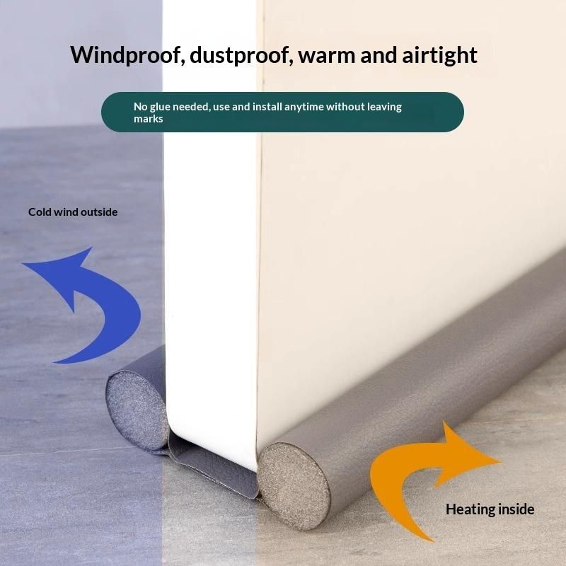1 Stück Türbodendichtung Schallschutz Isolierung Wind Untertür Zugluftstopper Blocker Wetterleiste für Innen