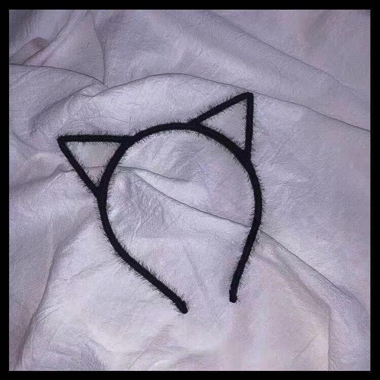 Halloween party costume ball headgear lace veil Internet celebrity cute cat rabbit ears headband hairpin