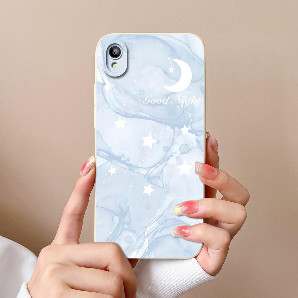For Vivo Y93 Y93S Y91C Y91i Y90 Y1S Case Fashion Design Camera Protection Shockproof Back Cover Soft Liquid Silicone Phone Cases