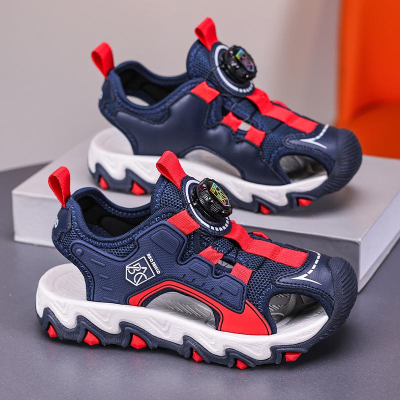 28-39 Kids' Beach Sandals Closed Toe Anti-collision Girls' Beach Sports Sandals for Boys