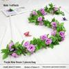 Artificial Rose Vine Floral Ceiling Decor