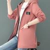 Frühling Herbst Mode Frauen Bomber Frauen Jacke Tasche Zipper Mit Kapuze Zwei Side Tragen Outwear Lose Plus Größe Windjacke Weibliche