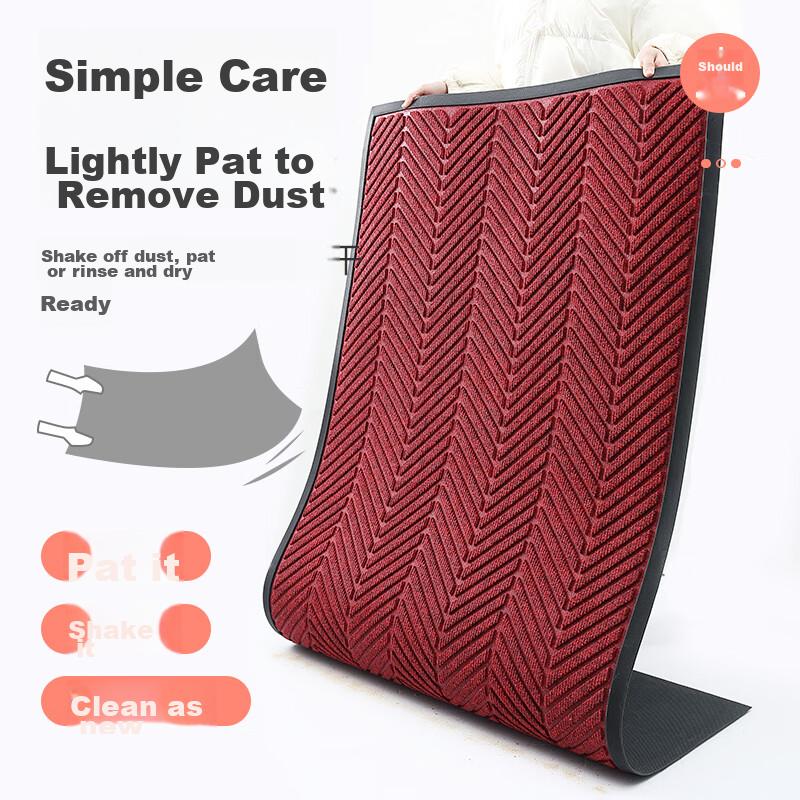 Dajiang Entrance Mat, Doormat, Non-Slip Floor Mat for Entryway, Outdoor Entrance Mat, 60x90cm