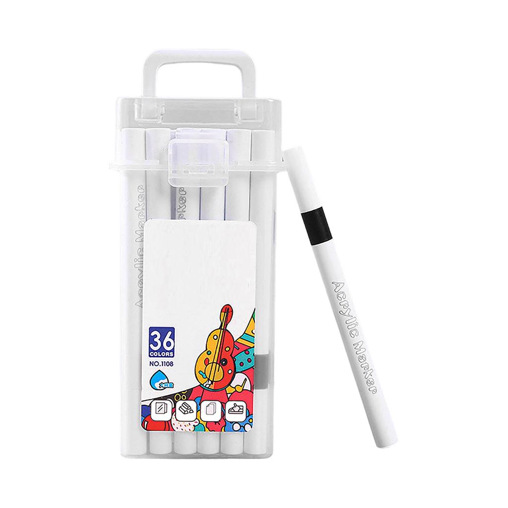 24/36/48/60/80/100/120ml Acrylic Paint Markers Art Drawing Pens Set