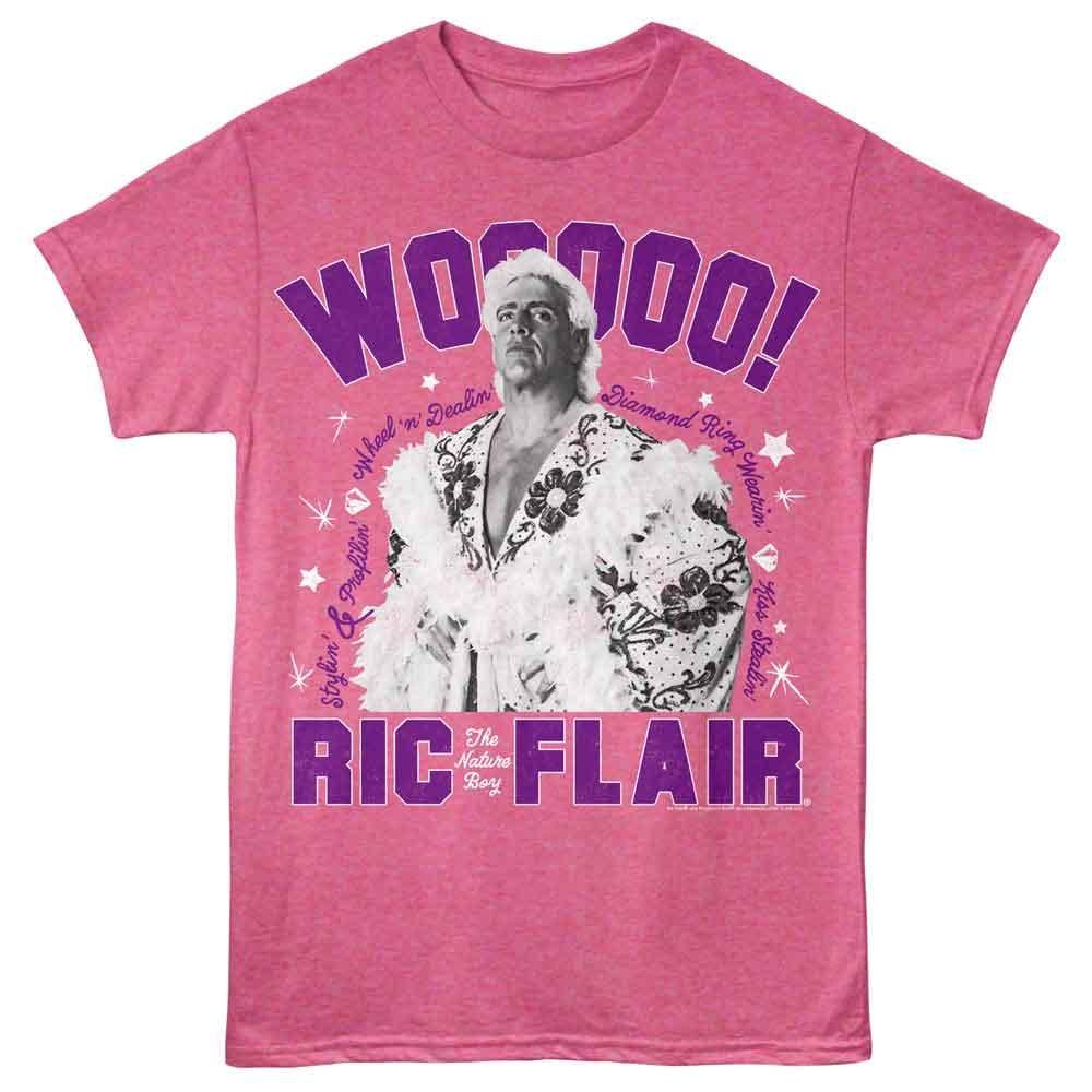 Ric Flair Stylin And Profilin Retro Pink Heather Wrestling Shirt Unisex T-Shirt XXL