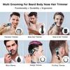 6 IN 1 Multi Grooming Kit For Men Rechargeable Beard Shaver Cordless Trimmer Hairs Cutting Clippers Body Ear Nose Hair Groomer