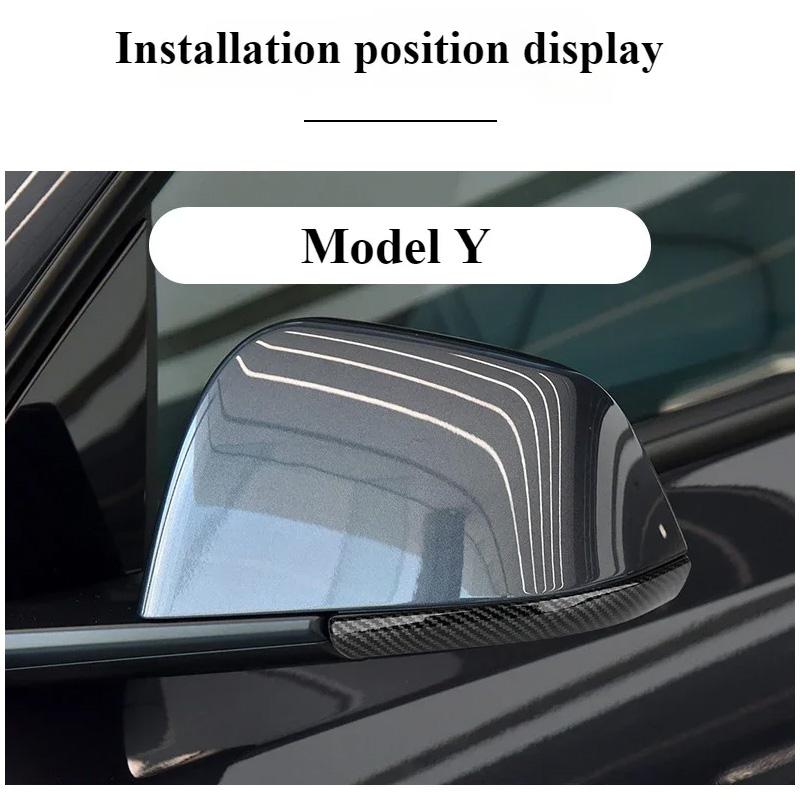 For Tesla Model Y Juniper 2026 Accessories Rearview Mirror Anti-collision Strips Trim M3H 2025 Anti-scratch Protection Sticker