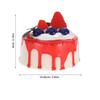 Exquisite Realistic Fake Birthday Cake for Display Photography Props Bakery Cafe Home Decor Wedding Birthday Party Tabletop