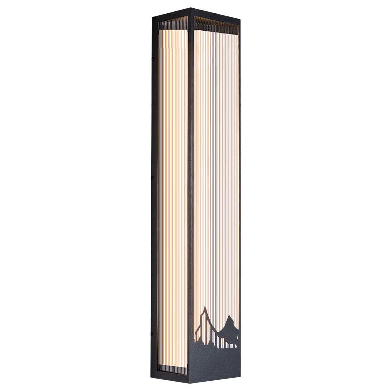 Outdoor Waterproof Villa Style Pillar Wall Lamp