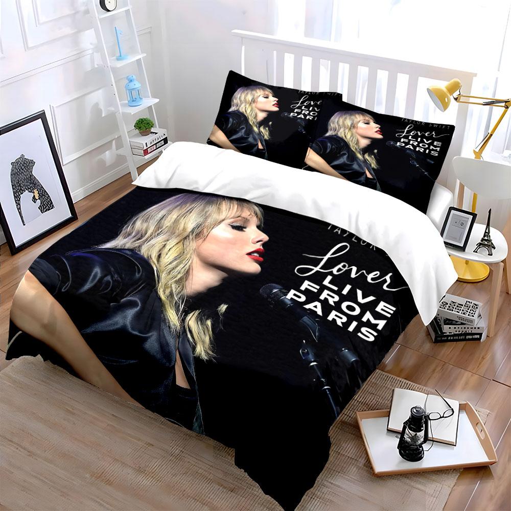 Blonde Singer Live Performance Bedding Duvet Cover Set Duvet Cover Pillowcases  (1*Duvet Cover 2*Pillowcases, without duvet insert)