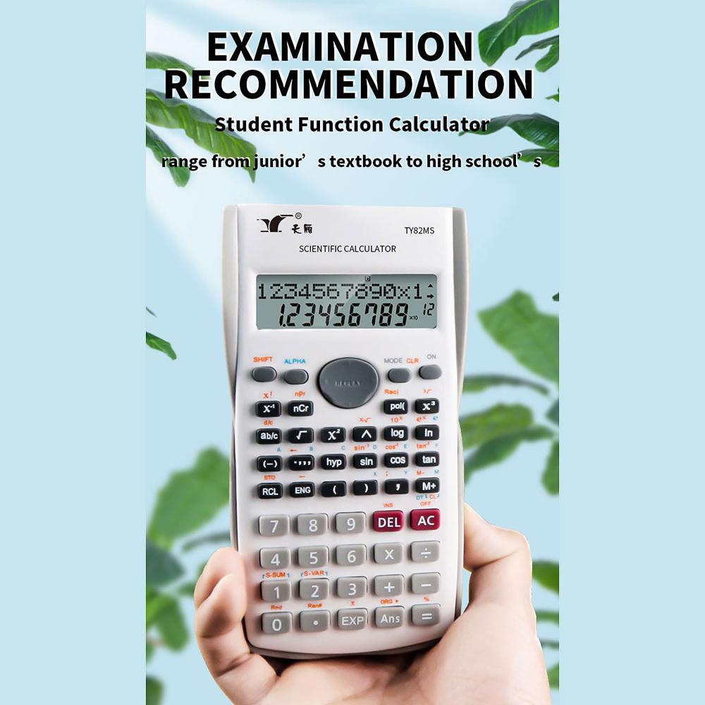 Scientific Calculators Math Calculator with 240 MultiFunctional Calculator 2 Lines LCD Display