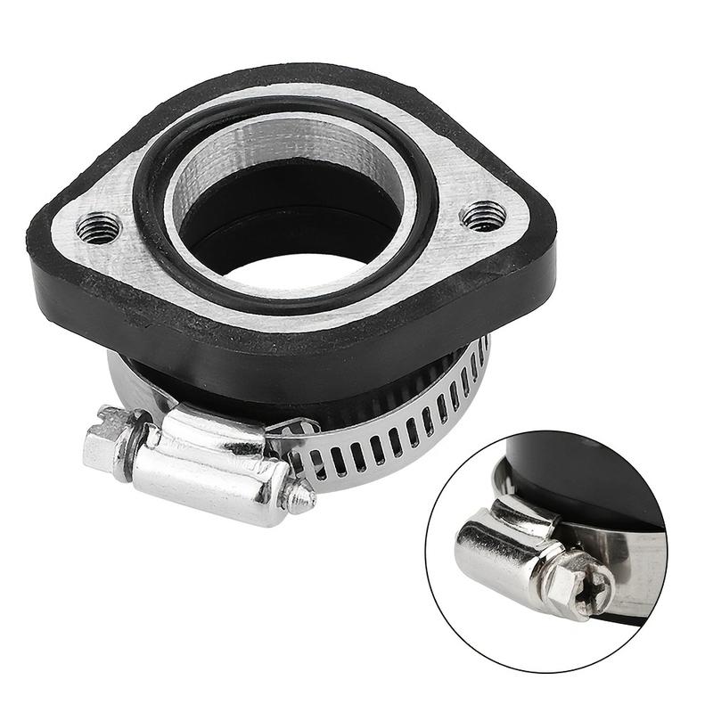 Manifold Intake Pipe Adapter Boot Rubber Flange For Mikuni VM24 Keihin Carb PE24 PE26 PE28 OKO Carburetor Pit Dirt Bike 28mm