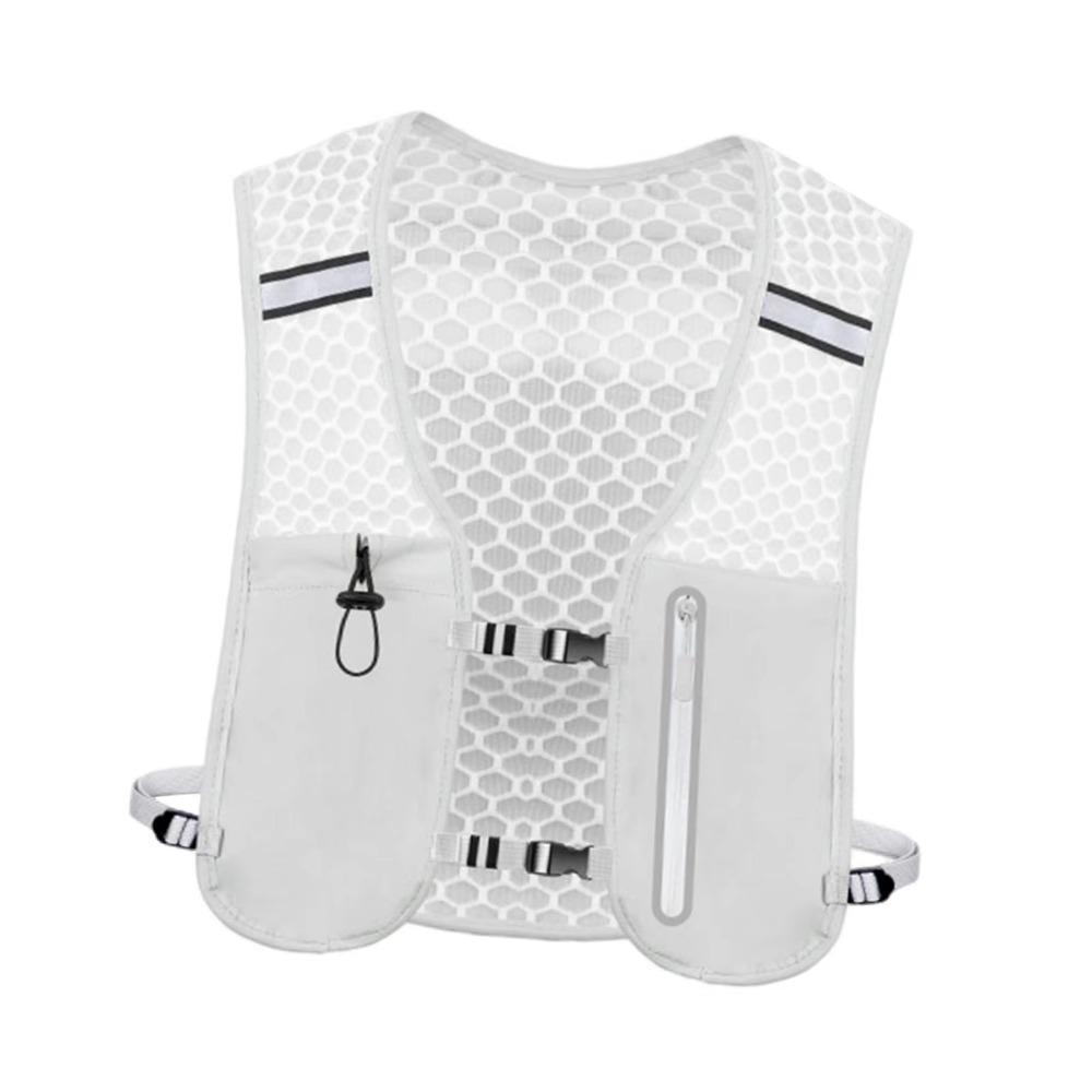 Reflective Reflective Running Vest Pack 2L Water Chest Pack  Outdoor Activities