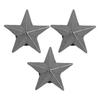 50 Set 5 Pointed Star Rivets Alloy 16mm Star Studs with 4mm Slot Screws for Lthercraft Clothing Hat